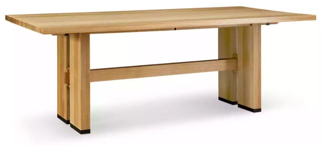 Stickley keyhole sales trestle table